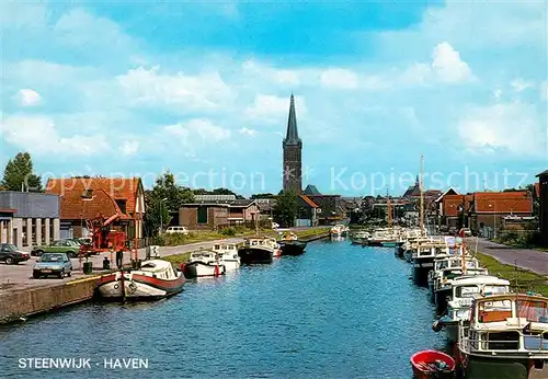AK / Ansichtskarte Steenwijk Hafen Kat. Niederlande