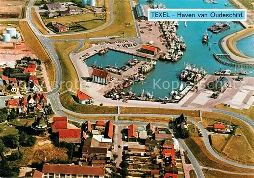 AK / Ansichtskarte Texel Fliegeraufnahme Haven van Oudeschild Kat. Niederlande