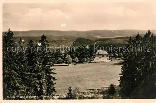 AK / Ansichtskarte Auerbach Vogtland Zoebischhaus Kat. Auerbach