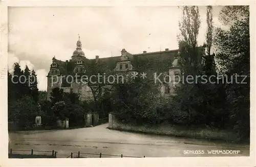 AK / Ansichtskarte Wermsdorf Schloss Kat. Wermsdorf