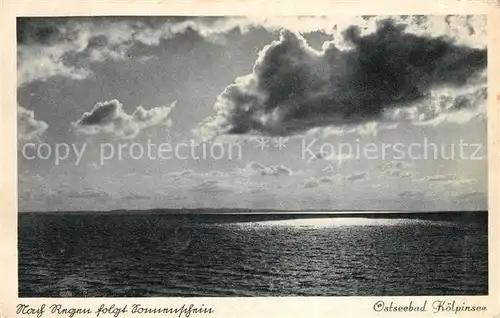 AK / Ansichtskarte Koelpinsee Usedom Blick aufs Meer Kat. Usedom