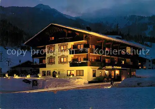 AK / Ansichtskarte Lermoos Tirol Hotel Restaurant Cafe Bergland  Kat. Lermoos