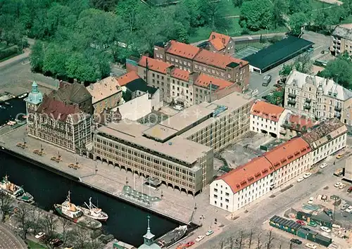 AK / Ansichtskarte Landskrona Fliegeraufnahme Stadthaus Kat. Landskrona