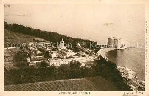 AK / Ansichtskarte Lerins Abbaye vue aerienne