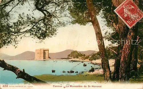 AK / Ansichtskarte Cannes Alpes Maritimes Le Monastere de Saint Honorat Kat. Cannes