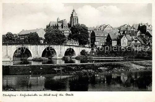 AK / Ansichtskarte Wetzlar Lahnbruecke mit Blick auf die Stadt Kat. Wetzlar