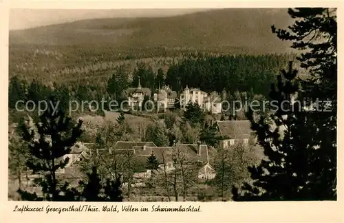 AK / Ansichtskarte Georgenthal Gotha Villen im Schwimmbachtal Luftkurort Thueringer Wald Kat. Georgenthal