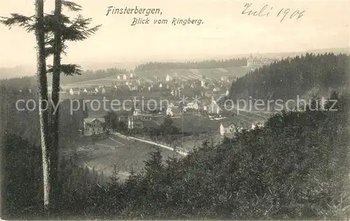 AK / Ansichtskarte Finsterbergen Blick vom Ringberg Kat. Finsterbergen Thueringer Wald