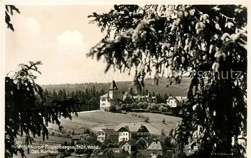 AK / Ansichtskarte Finsterbergen Kurhaus Hoehenluftkurort Kat. Finsterbergen Thueringer Wald