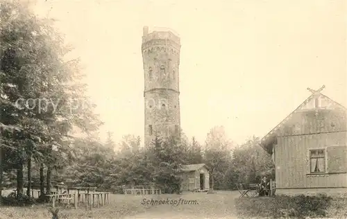 AK / Ansichtskarte Schmuecke Schneekopfturm Kat. Gehlberg