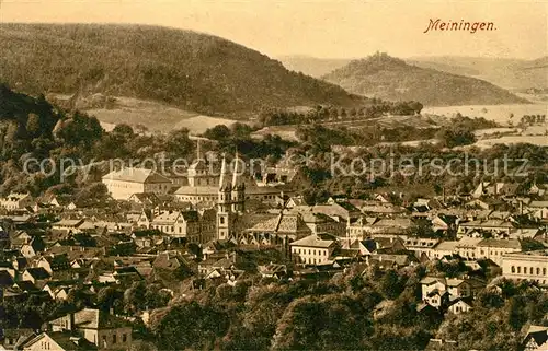 AK / Ansichtskarte Meiningen Thueringen Panorama Kat. Meiningen