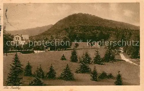 AK / Ansichtskarte Brotterode Kleiner und grosser Inselsberg mit Grenzwiese Thueringer Wald Kat. Brotterode