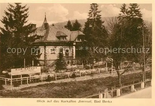 AK / Ansichtskarte Bad Berka Blick auf das Kurkaffee Ilminsel Kat. Bad Berka