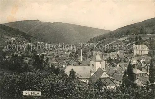 AK / Ansichtskarte Ruhla Stadtpanorama Kat. Ruhla