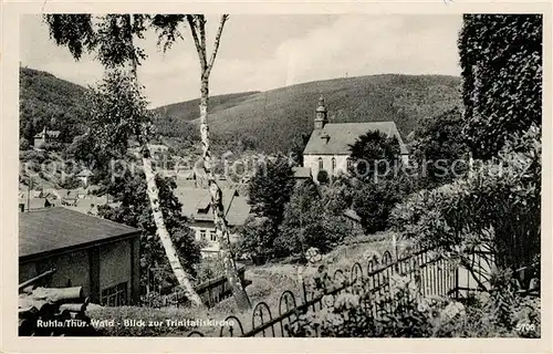 AK / Ansichtskarte Ruhla Blick zur Trinitatiskirche Kat. Ruhla