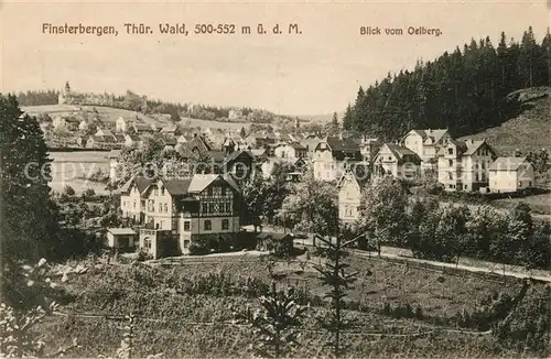 AK / Ansichtskarte Finsterbergen Blick vom Oelberg Kat. Finsterbergen Thueringer Wald