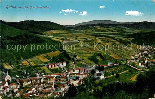 AK / Ansichtskarte Ruhla Panorama Blick von der Carolinenhoehe Kat. Ruhla