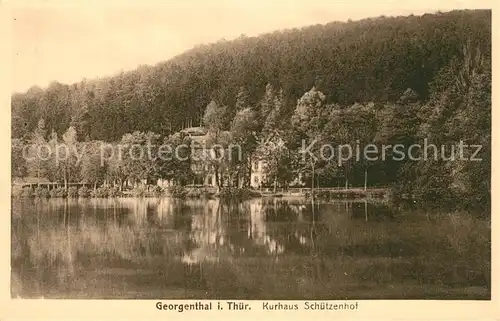 AK / Ansichtskarte Georgenthal Gotha Kurhaus Schuetzenhof Kat. Georgenthal