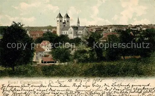 AK / Ansichtskarte Klosterlausnitz Bad Kurort mit Kirche Kat. Bad Klosterlausnitz