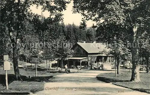 AK / Ansichtskarte Oberhof Thueringen Oberer Schweizerhuette Kat. Oberhof Thueringen