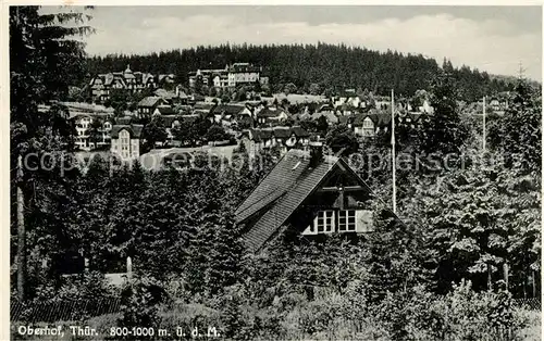 AK / Ansichtskarte Oberhof Thueringen Teilansicht Kat. Oberhof Thueringen