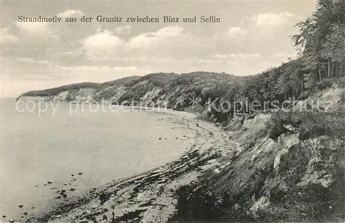 AK / Ansichtskarte Binz Ruegen Strandmotiv Kat. Binz