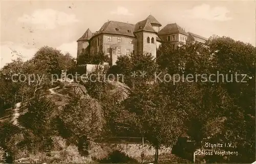 AK / Ansichtskarte Oelsnitz Vogtland Schloss Voigtsberg Kat. Oelsnitz Vogtland