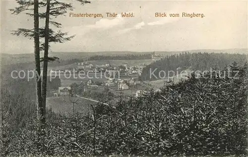 AK / Ansichtskarte Finsterbergen Panorama Blick vom Ringberg Kat. Finsterbergen Thueringer Wald