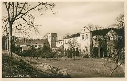 AK / Ansichtskarte Paulinzella Klosterruine Kat. Rottenbach Thueringen