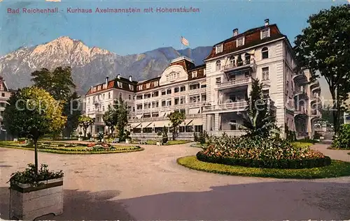 AK / Ansichtskarte Bad Reichenhall Kurhaus Axelmannstein mit Hohenstaufen Kat. Bad Reichenhall