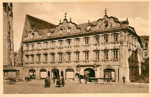 AK / Ansichtskarte Wuerzburg Haus zum Falken Kat. Wuerzburg