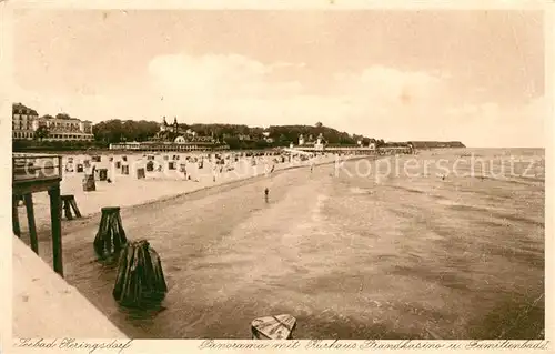 AK / Ansichtskarte Heringsdorf Ostseebad Usedom Kurhaus Strandkasino und Familienbad Kat. Heringsdorf