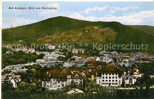 AK / Ansichtskarte Bad Kissingen Blick vom Stationsberg Kat. Bad Kissingen