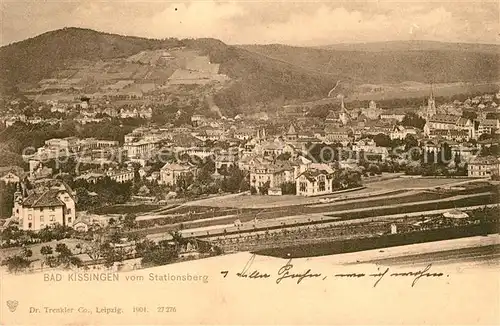 AK / Ansichtskarte Bad Kissingen Blick vom Stationsberg Kat. Bad Kissingen