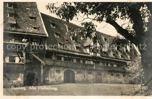 AK / Ansichtskarte Bamberg alte Hofhaltung Kat. Bamberg