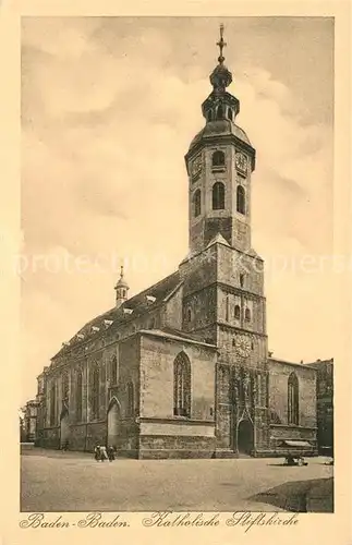 AK / Ansichtskarte Baden Baden Stiftskirche Kat. Baden Baden