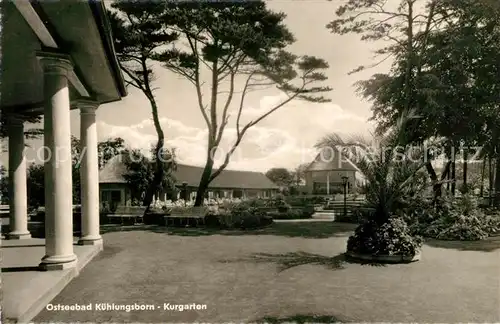 AK / Ansichtskarte Kuehlungsborn Ostseebad Kurgarten Kat. Kuehlungsborn