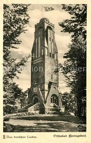 AK / Ansichtskarte Heringsdorf Ostseebad Usedom Bismarck Turm Kat. Heringsdorf