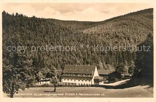 AK / Ansichtskarte Erlbach Vogtland Tannenmuehle Kat. Erlbach Vogtland