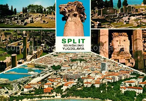 AK / Ansichtskarte Split Spalato Ruinen Panorama Kat. Split