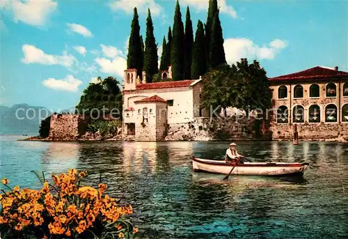 AK / Ansichtskarte San Vigilio Lago di Garda Landspitze