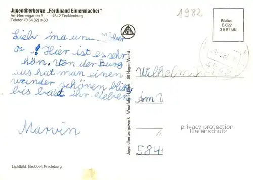 AK / Ansichtskarte Tecklenburg Jugendherberge Ferdinand Eimermacher Kat. Tecklenburg