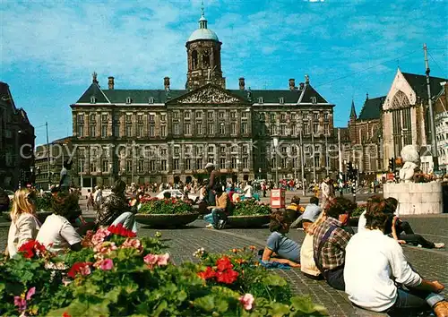 AK / Ansichtskarte Amsterdam Niederlande Dom Koenigliches Schloss National Denkmal Kat. Amsterdam