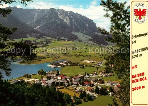 AK / Ansichtskarte Walchsee Tirol Fliegeraufnahme Kat. Walchsee