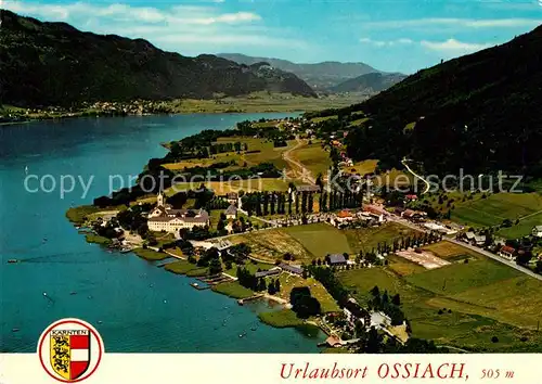 AK / Ansichtskarte Ossiach Fliegeraufnahme Ossiachersee Kat. Ossiach