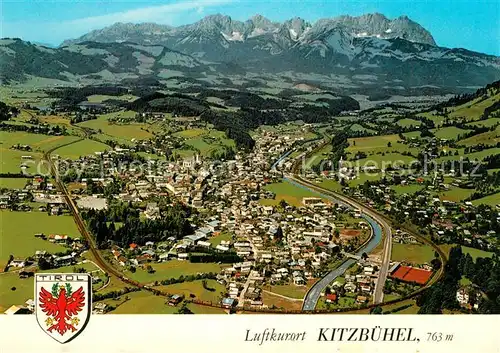 AK / Ansichtskarte Kitzbuehel Tirol Fliegeraufnahme Kat. Kitzbuehel