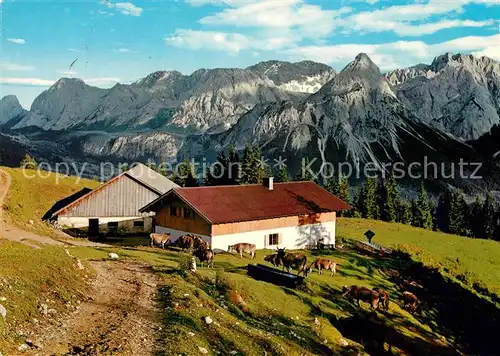 AK / Ansichtskarte Lermoos Tirol Duftlalm Mieminger Gebirge Kat. Lermoos