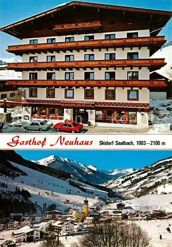 AK / Ansichtskarte Saalbach Hinterglemm Gasthof Neuhaus  Kat. Saalbach Hinterglemm