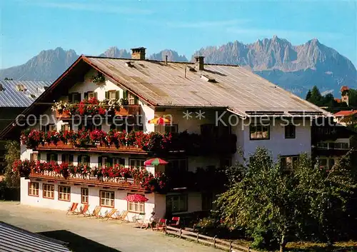 AK / Ansichtskarte Kitzbuehel Tirol Pension Hummer Kat. Kitzbuehel