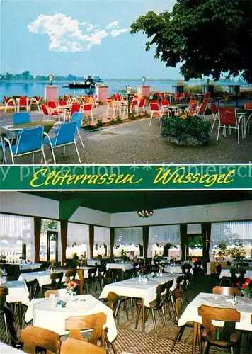 AK / Ansichtskarte Wussegel Restaurant Elbterrassen  Kat. Hitzacker (Elbe)